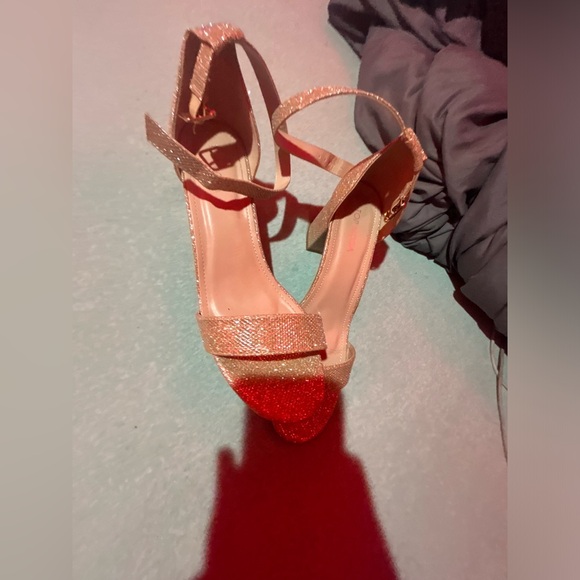 Sweet 16 dress, sage green, pink, white, silver. Size 9 - Picture 5 of 15